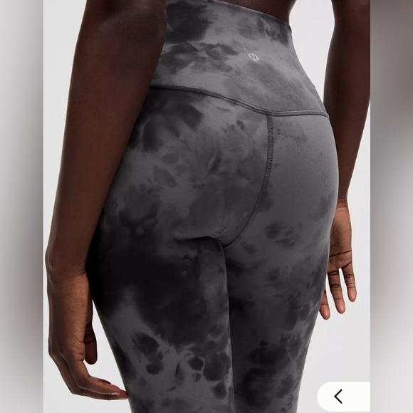 Lululemon Athletica Diamond Dye Pitch Grey Graphite Grey Leggings - Picture 3 of 10